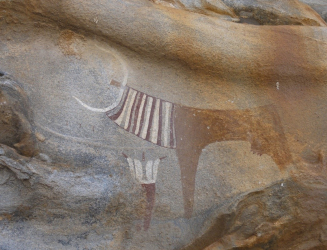 cave paintings in Las Gel